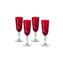 FLUTE A CHAMPAGNE (4 PCS) ROYAL ROUGE