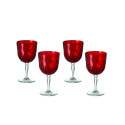 SET DE 4 VERRES A VIN ROYAL ROUGE