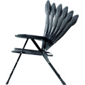 FAUTEUIL MATELASSE NOIR SKYE 3D