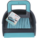 RAMASSE POUSSIERE COMPACT BLEU ET GRIS