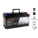 BATTERIE LITHIUM LIFEPO4 12 V 150Ah BLUETOOTH TECHFORCE