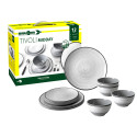 PACK VAISSELLE MIDDAY TIVOLI 12 PIECES MELAMINE ANTIGLISSE BRUNNER