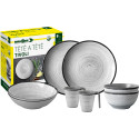 PACK VAISSELLE TETE A TETE TIVOLI 8 PIECES MELAMINE ANTIGLISSE BRUNNER