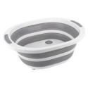 3 EN 1 EGOUTTOIR PLANCHE A DECOUPER BASSINE 3WAYS FOLD-AWAY GRIS BLANC BRUNNER