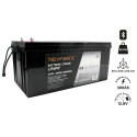 BATTERIE LITHIUM LIFEPO4 12 V 300Ah SOUS LE SIEGE BLUETOOTH TECHFORCE